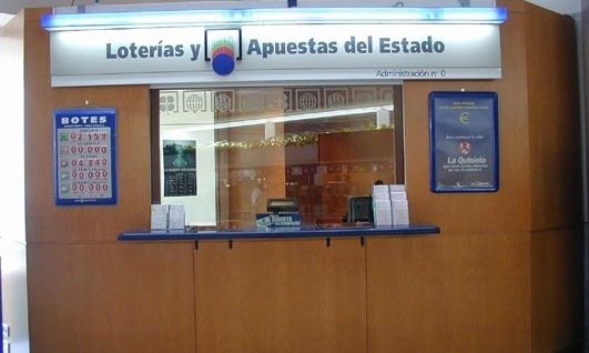 Administración de lotería del aeropuerto de Lanzarote. Foto archivo