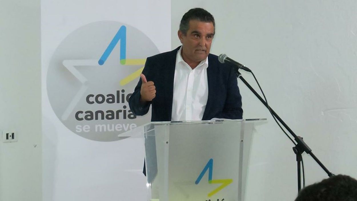 El secretario local de CC en Yaiza, Mateo Ramón de la Cruz