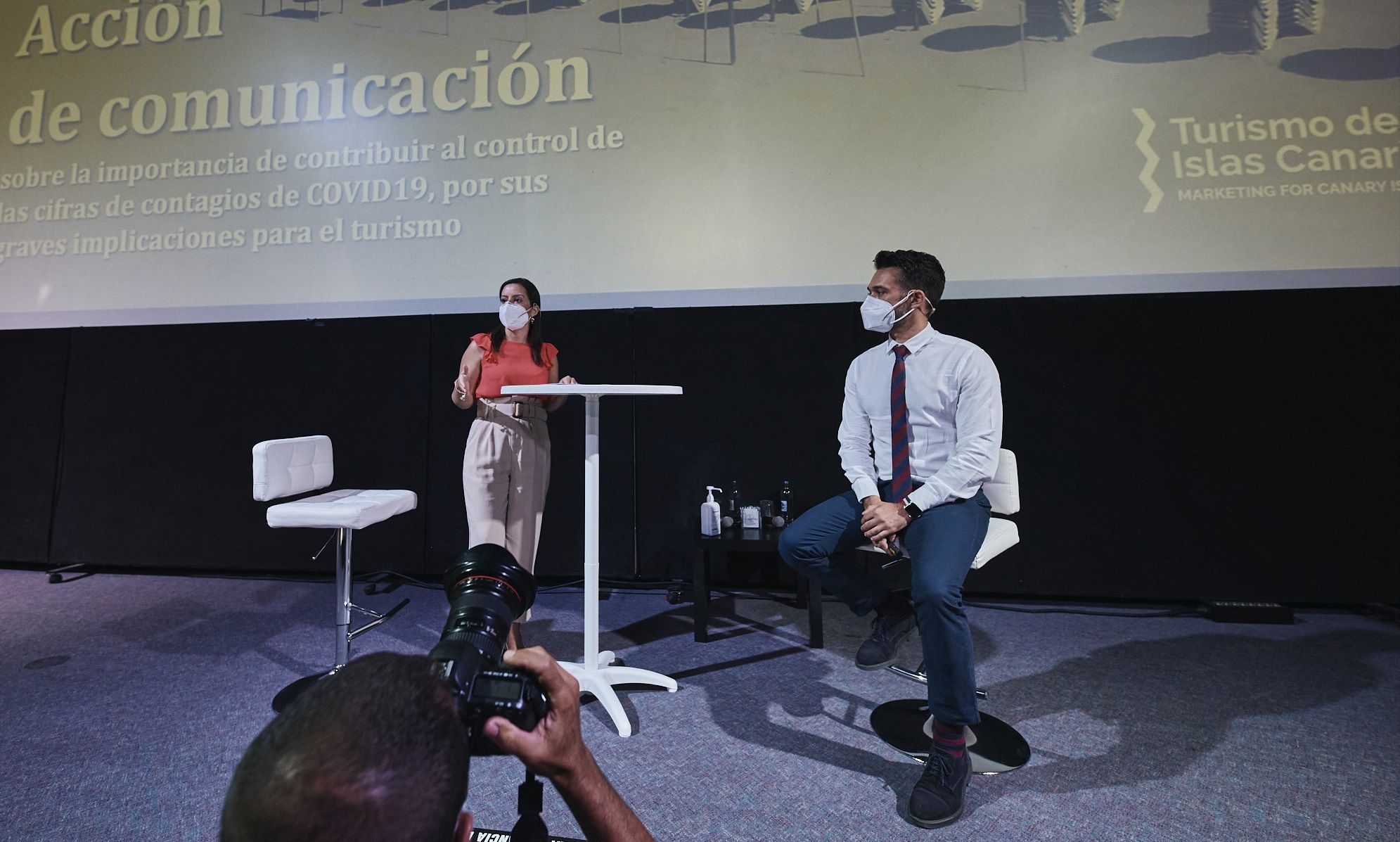 Presentación de la campaña comunicativa de la Consejería de Turismo de Canarias