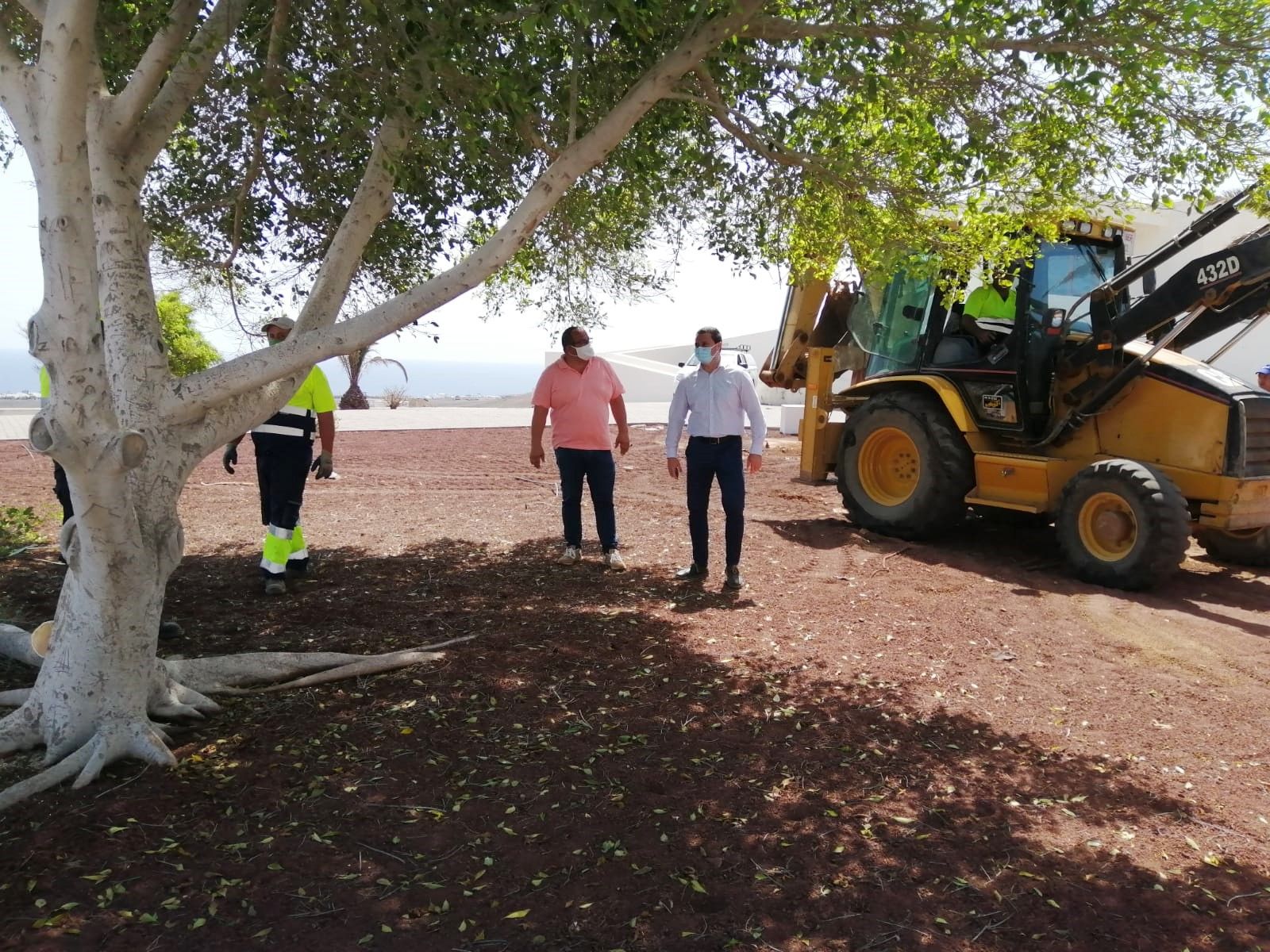 El Ayuntamiento de Yaiza realiza varias obras de mejora en el IES de Yaiza