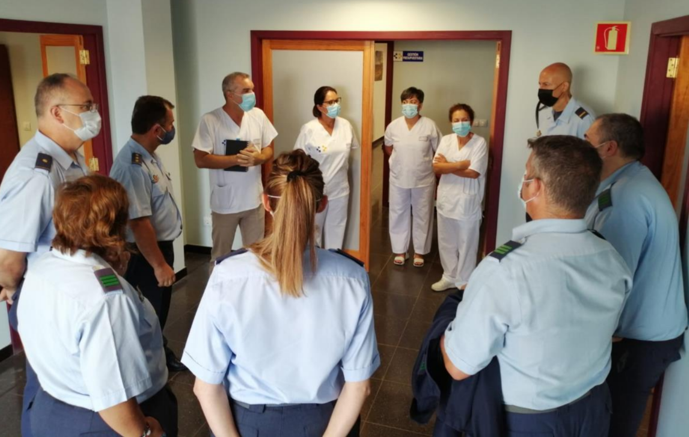 Militares se incorporan al Hospital Molina Orosa como rastreadores de coronavirus