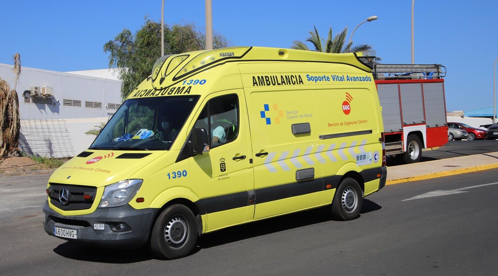 Ambulancia de soporte vital avanzado del Servicio de Urgencias Canario (archivo)