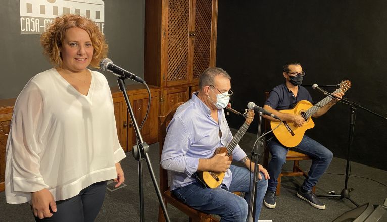 Begoña Quintero, Domingo Curbelo y Pedro Rodríguez