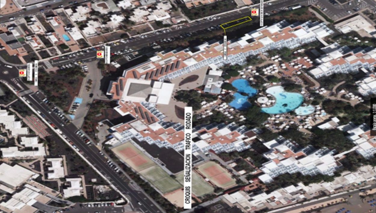 Tramo de la Avenida de las Playas donde se ejecutarán las obras