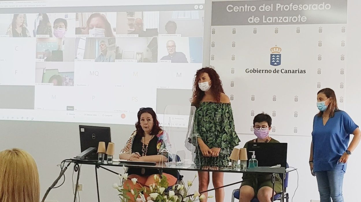 Reunión de la consejera de Educación en Lanzarote