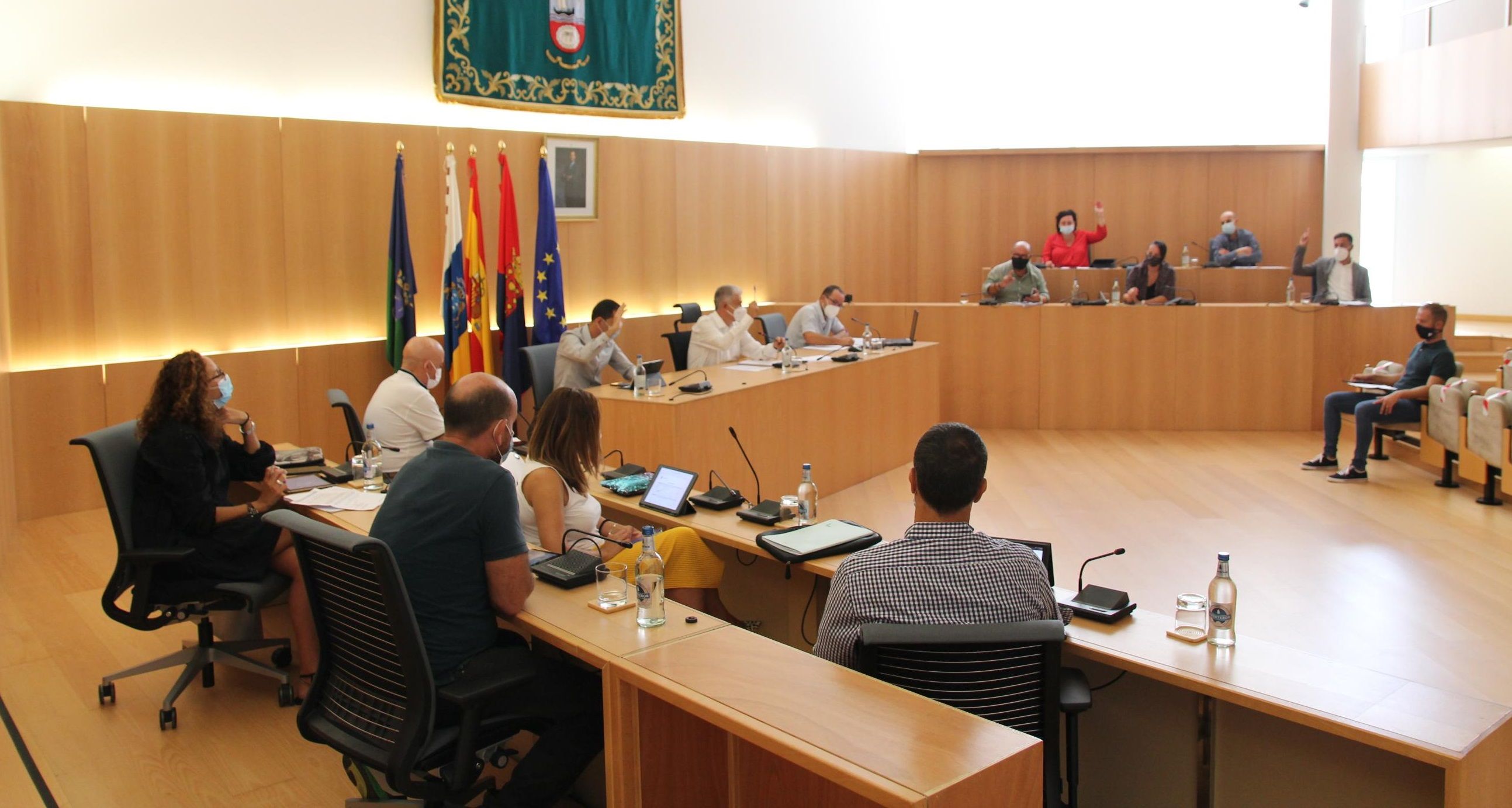 Imagen del Pleno del Ayuntamiento de Tías