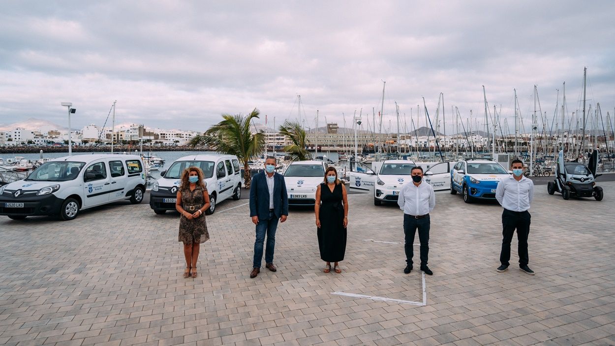 Presetación nuevos vehículos del Ayuntamiento de Arrecife