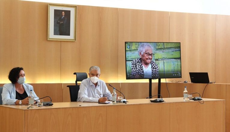 Homenaje a Domitila Padrón en el Ayuntamiento de Tías