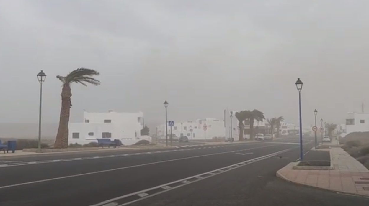 Imagen de archivo de viento en La Santa