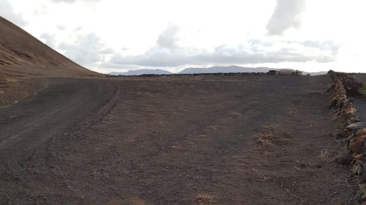 Imagen del terreno afectado, ubicado en La Vegueta