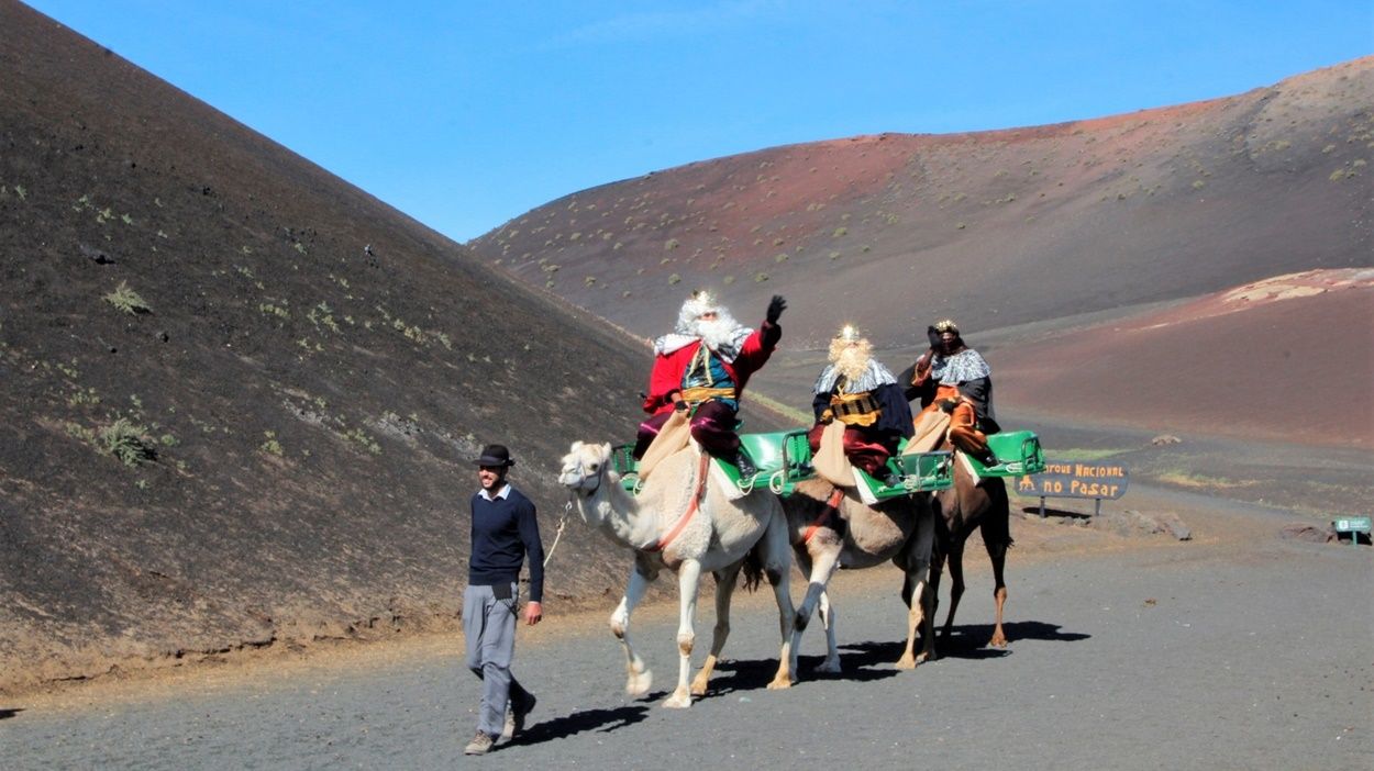 Los Reyes Magos, en las Montañas de Fuego