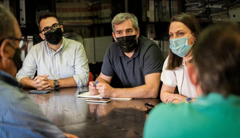 Visita de Fernndo Clavijo a Lanzarote