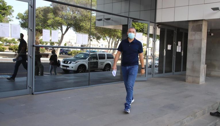 José Carlos Rojas, llegando a los Juzgados a declarar como testigo