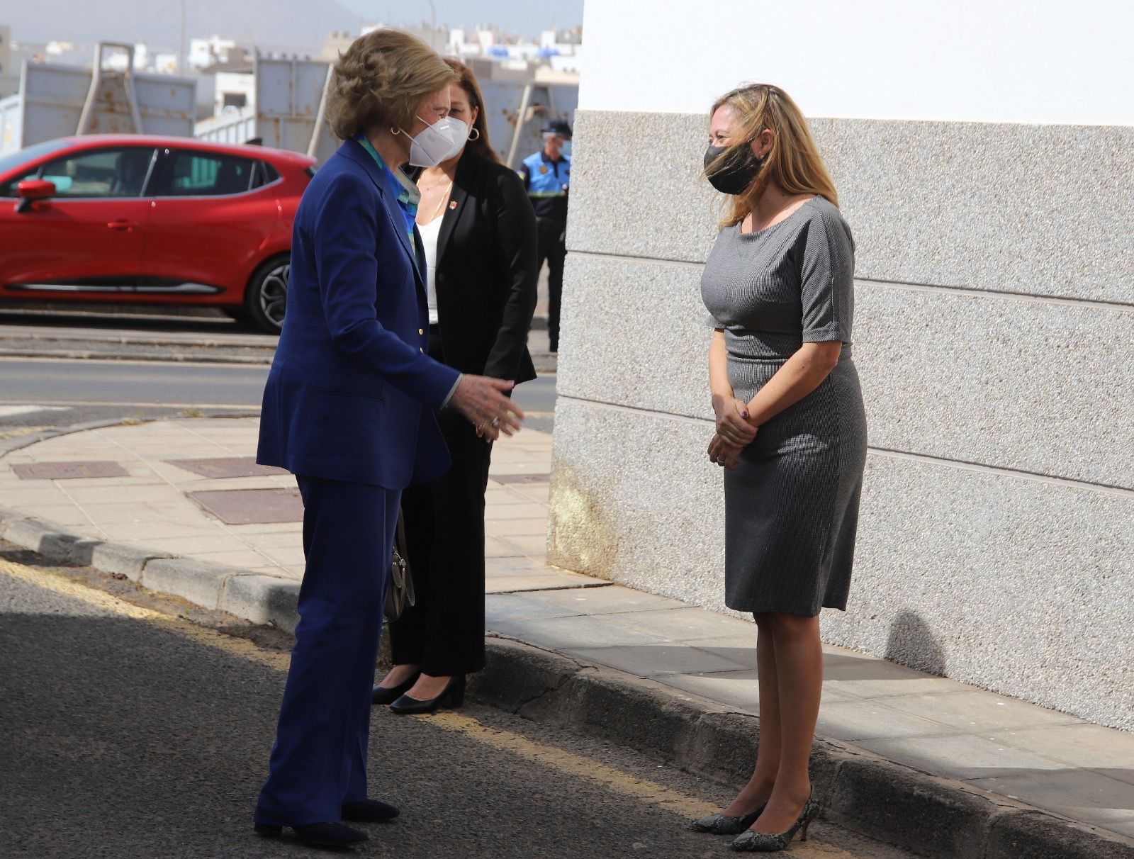 La reina Sofía visita el Banco de Alimentos de Lanzarote