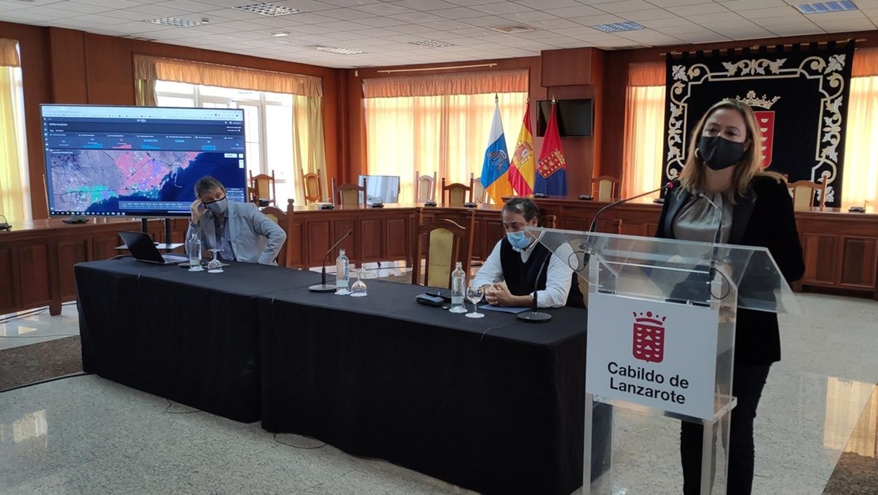 Rueda de prensa para dar a conocer los primeros datos del ‘Sistema de Alerta Temprana de Covid19’ en Lanzarote