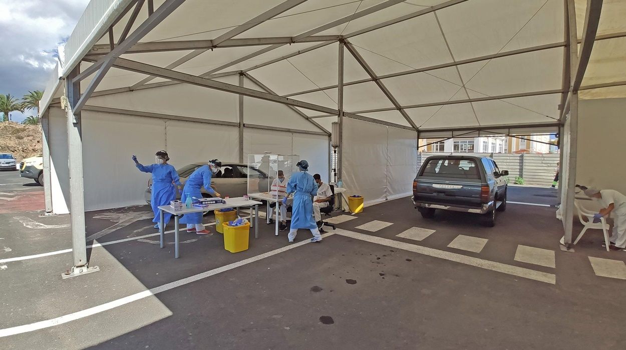 Auto Covid del Recinto Ferial de Arrecife