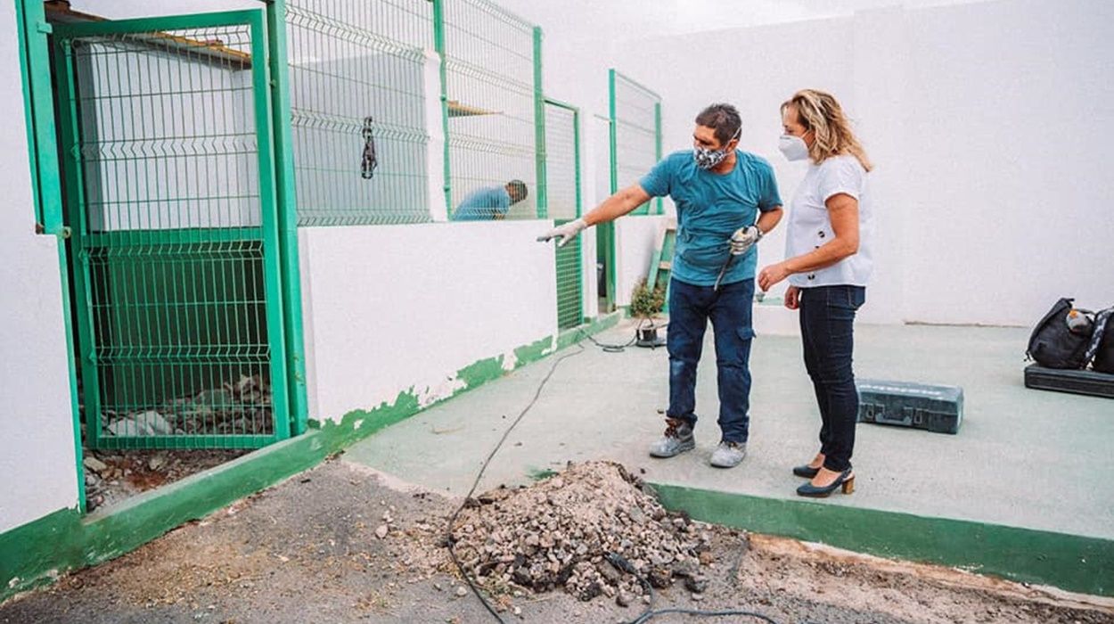 Mejoras realizadas en el Centro de Protección Animal de Arrecife