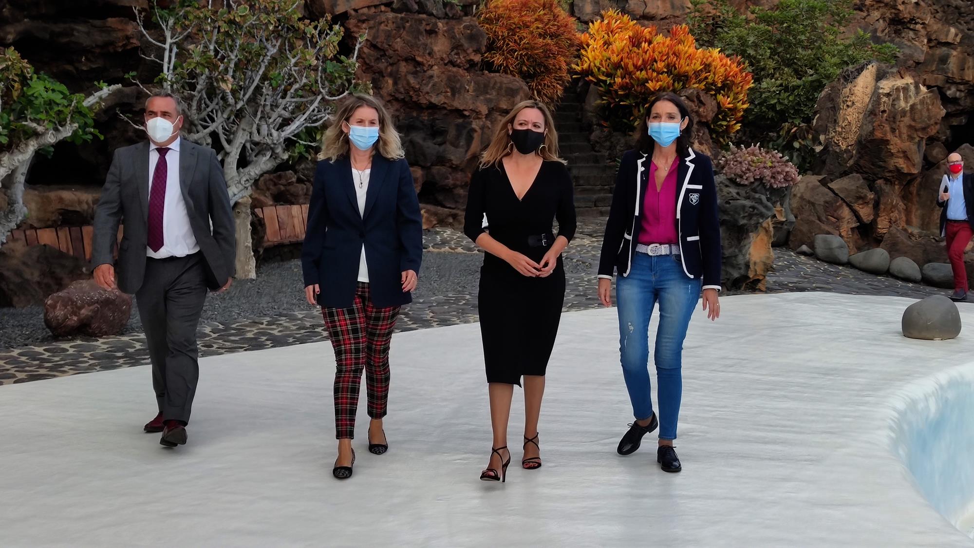 Visita de la ministra de Turismo, Reyes Maroto a Lanzarote