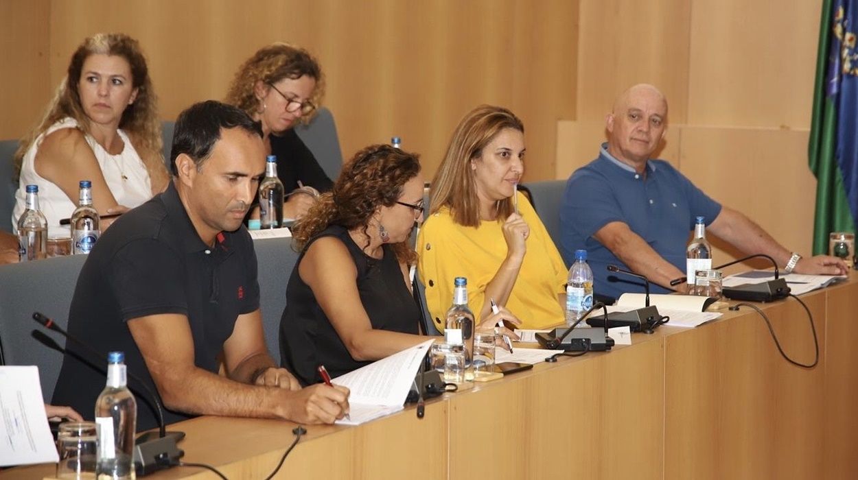 Concejales del PP en el Ayuntamiento de Tías