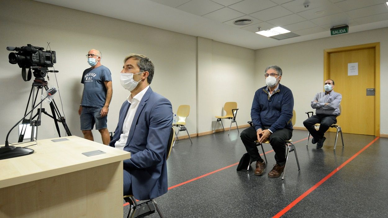 Pedro San Ginés, durante el juicio por la incautación de la desaladora de Montaña Roja. Foto: Adriel Perdomo (EFE/Pool)