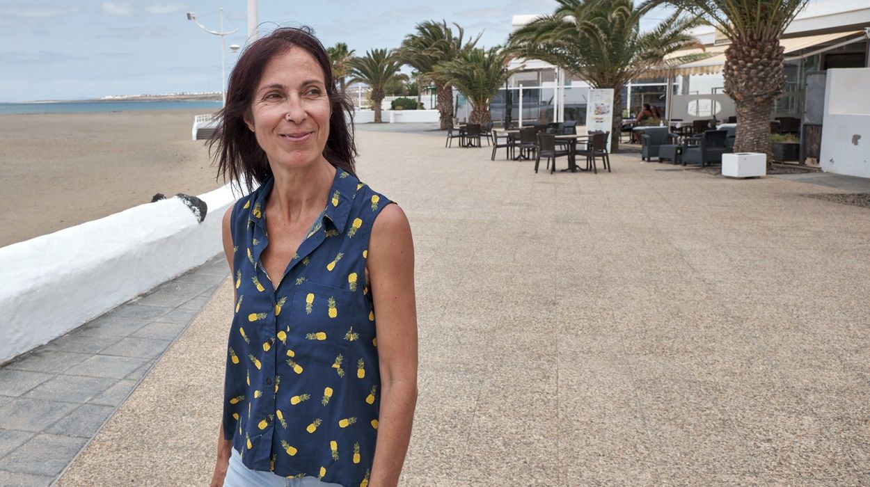 Maite Gorriz, concejal de Lanzarote en Pie Sí Podemos en San Bartolomé