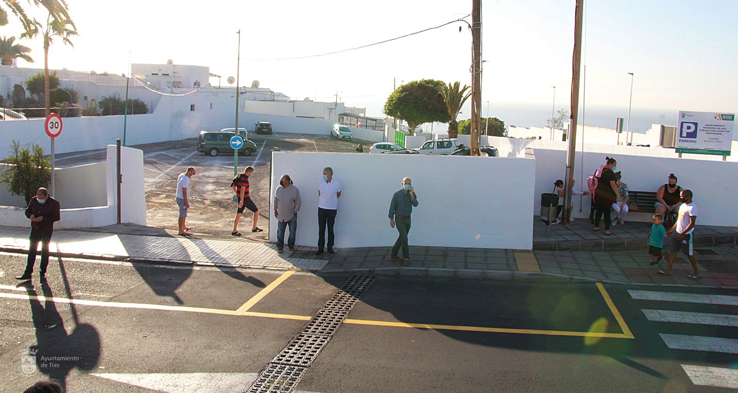 Nuevo aparcamiento para el colegio de Puerto del Carmen