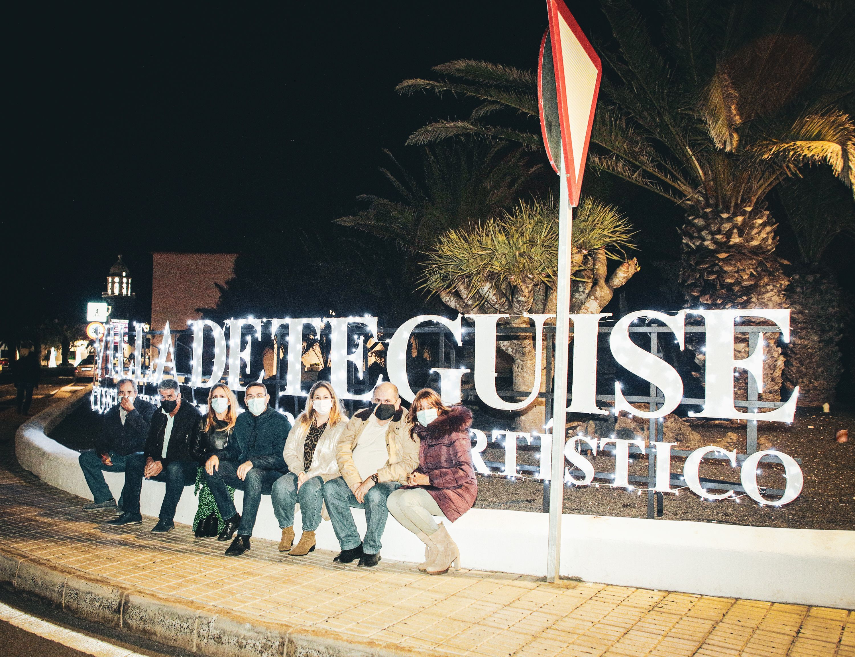 Encendido oficial de la iluminación de Navidad en Teguise