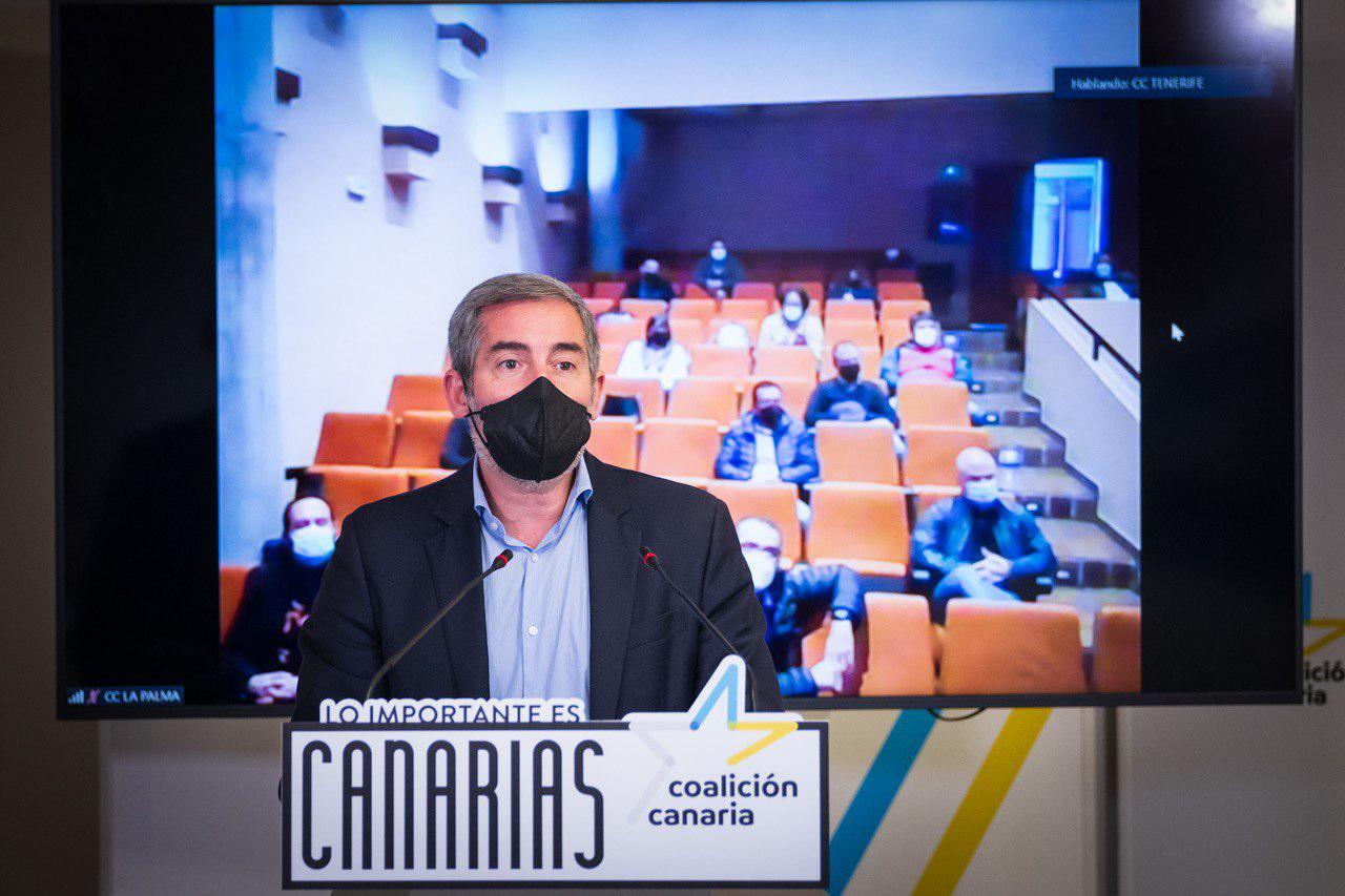 Fernando Clavijo, secretario general de Coalición Canaria