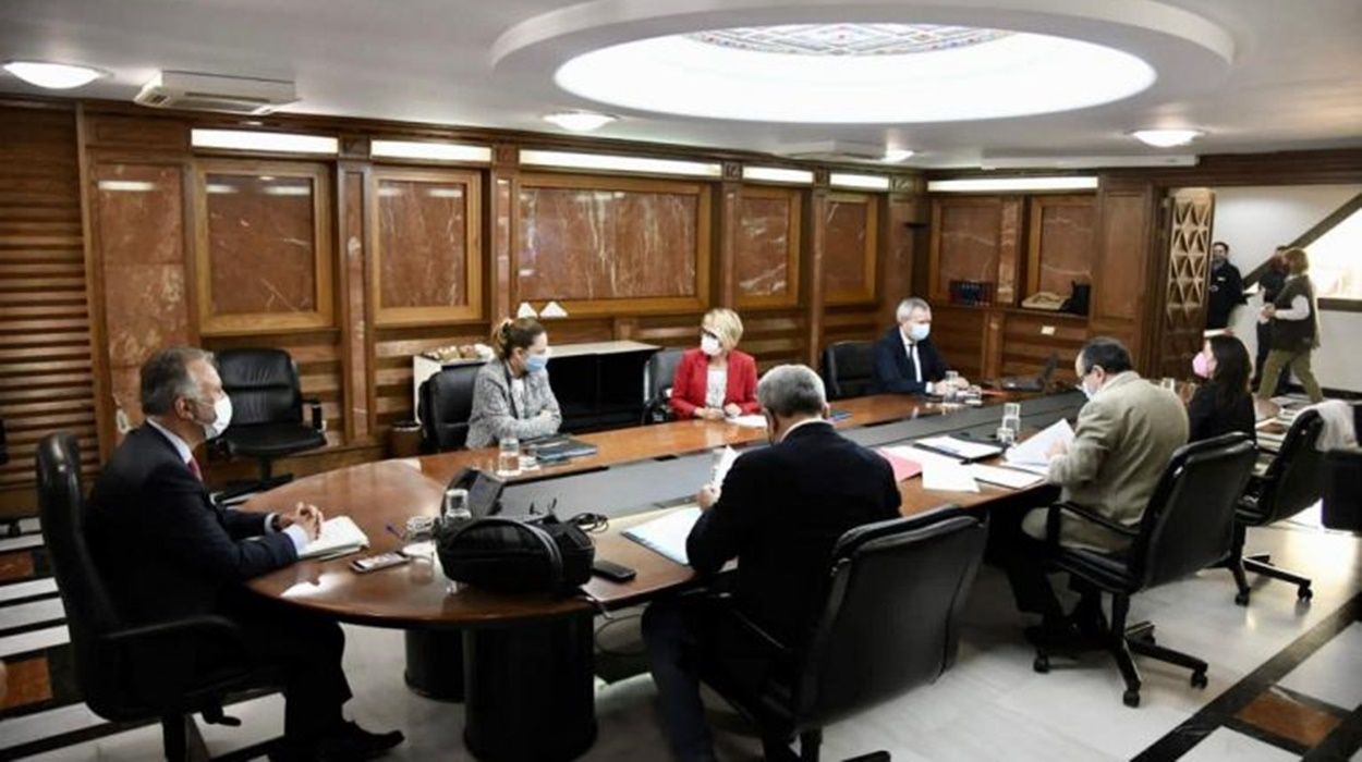 Reunión del Consejo de Gobierno donde se han aprobado las medidas para Navidad