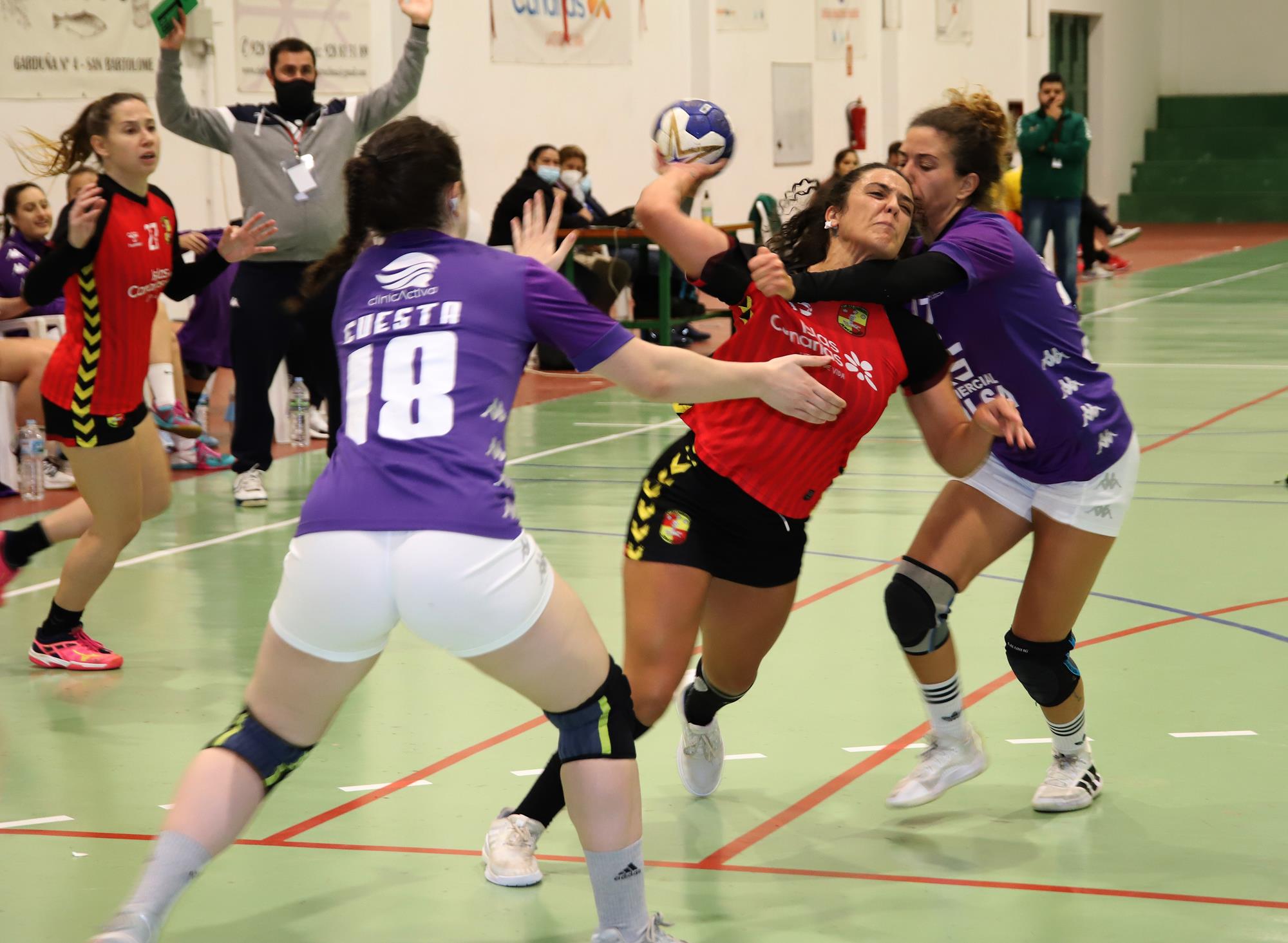El CB Lanzarote Zonzamas derrota al Hand Vall  Valladolid