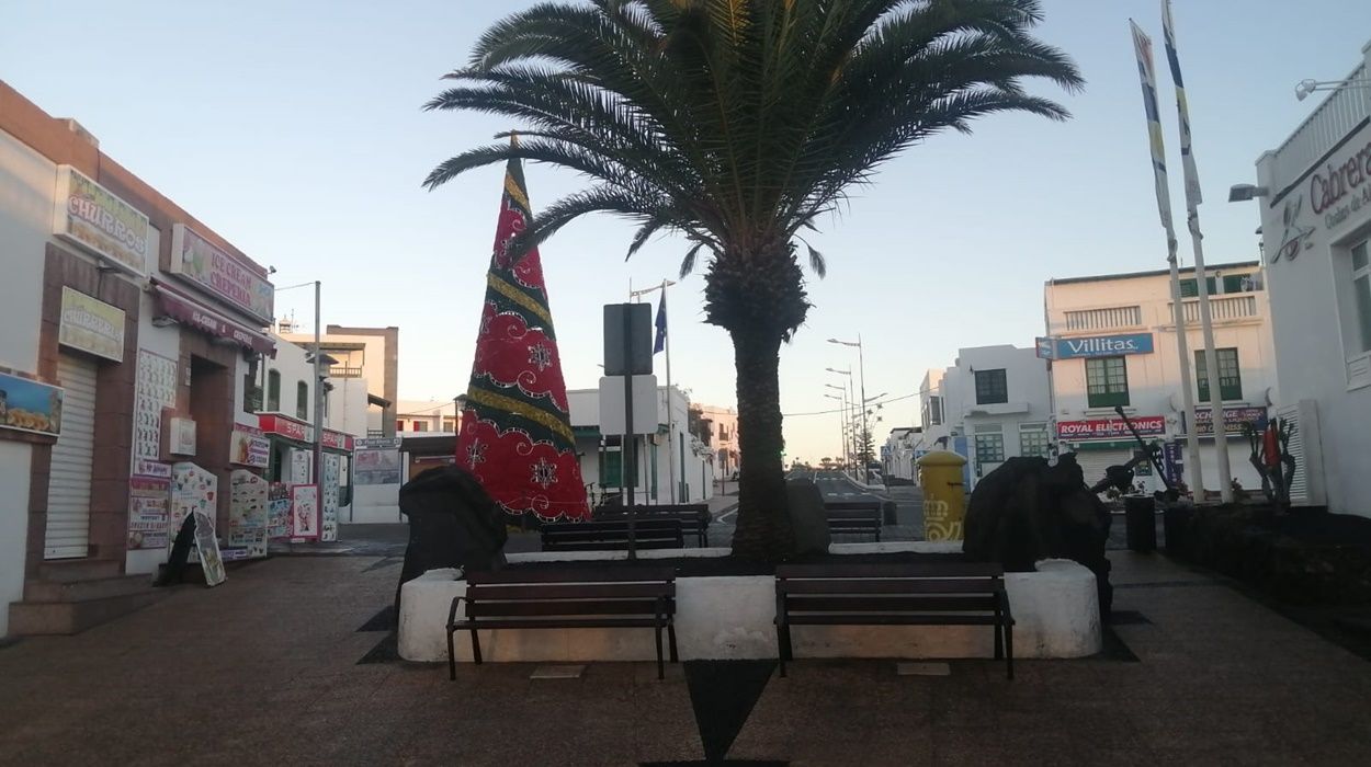 Lugar donde se llevarán a cabo las obras según denuncia Lanzarote en Pie-Sí Podemos