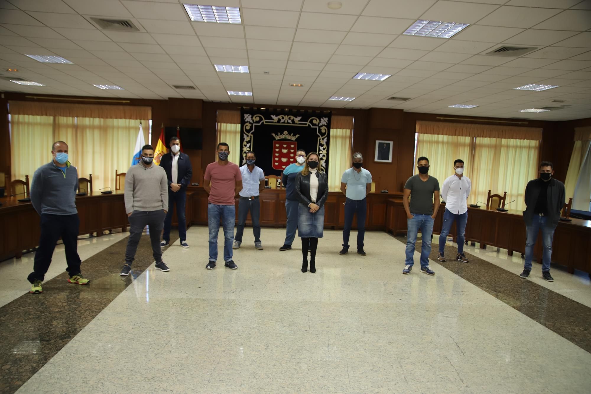 Recepción en el Cabildo a los héroes de Órzola