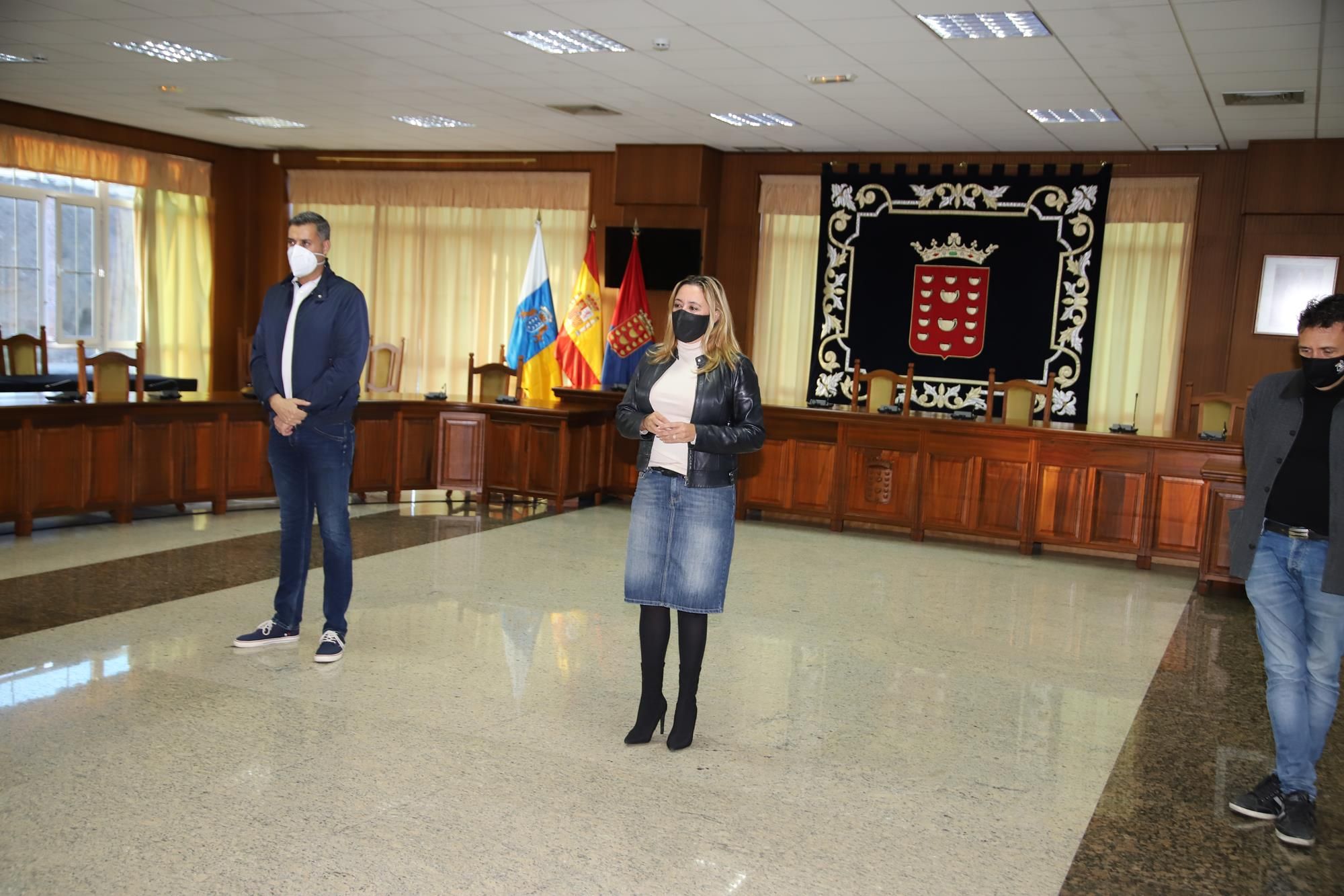 Recepción en el Cabildo a los héroes de Órzola