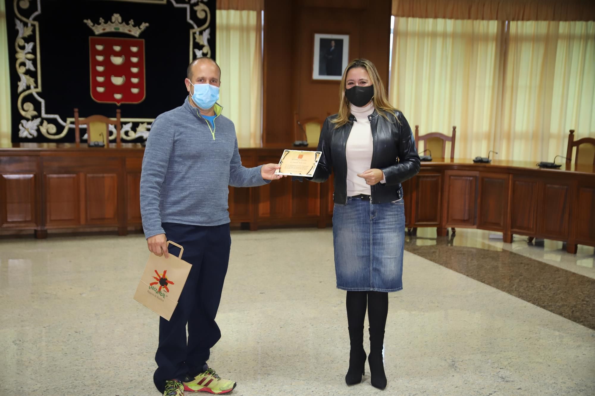 Recepción en el Cabildo a los héroes de Órzola