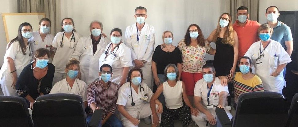 Profesionales del servicio de Geriatría del Hospital Insular de Lanzarote