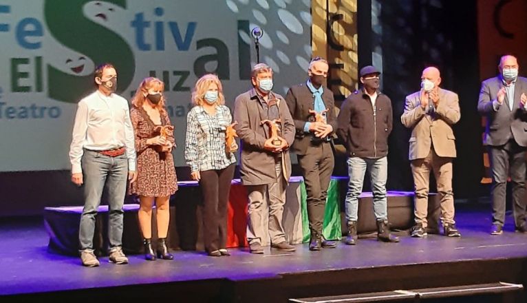 Entrega de premios en el Festival de Teatro de El Sauzal