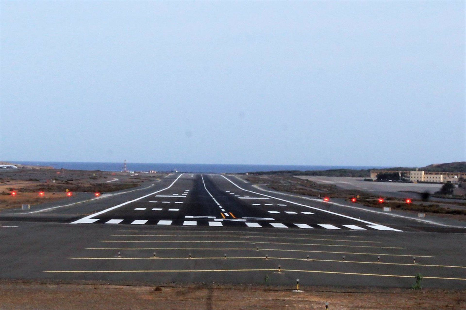 Pista del aeropuerto de Gran Canaria