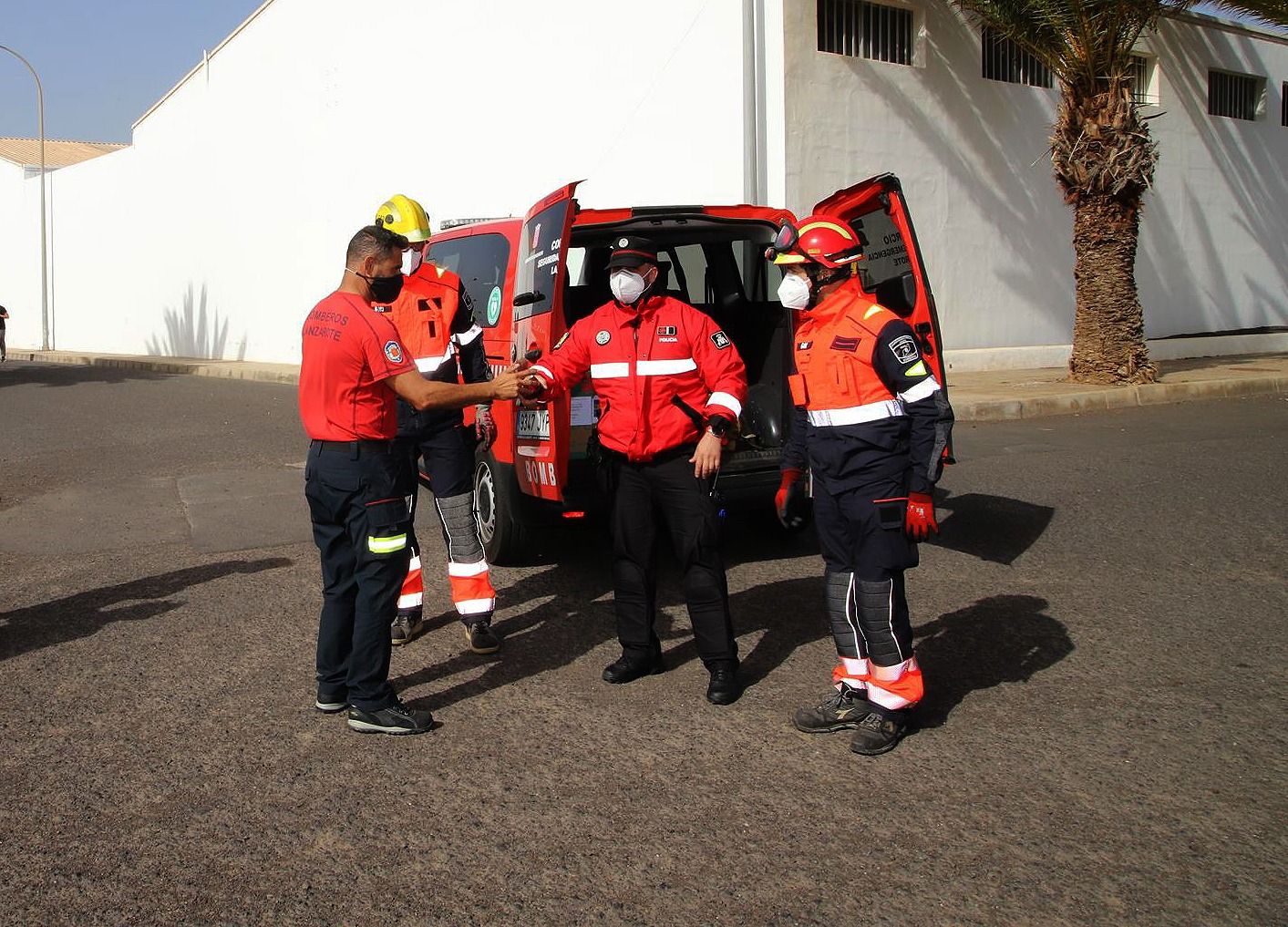 Primeras vacunas contra la covid en Lanzarote