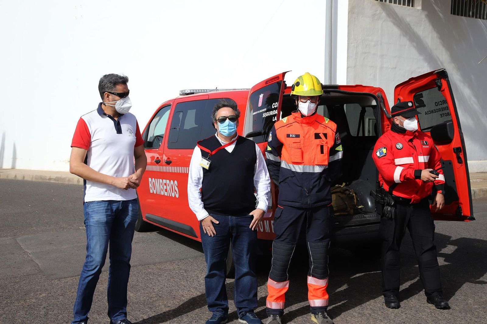 Primeras vacunas contra la covid en Lanzarote