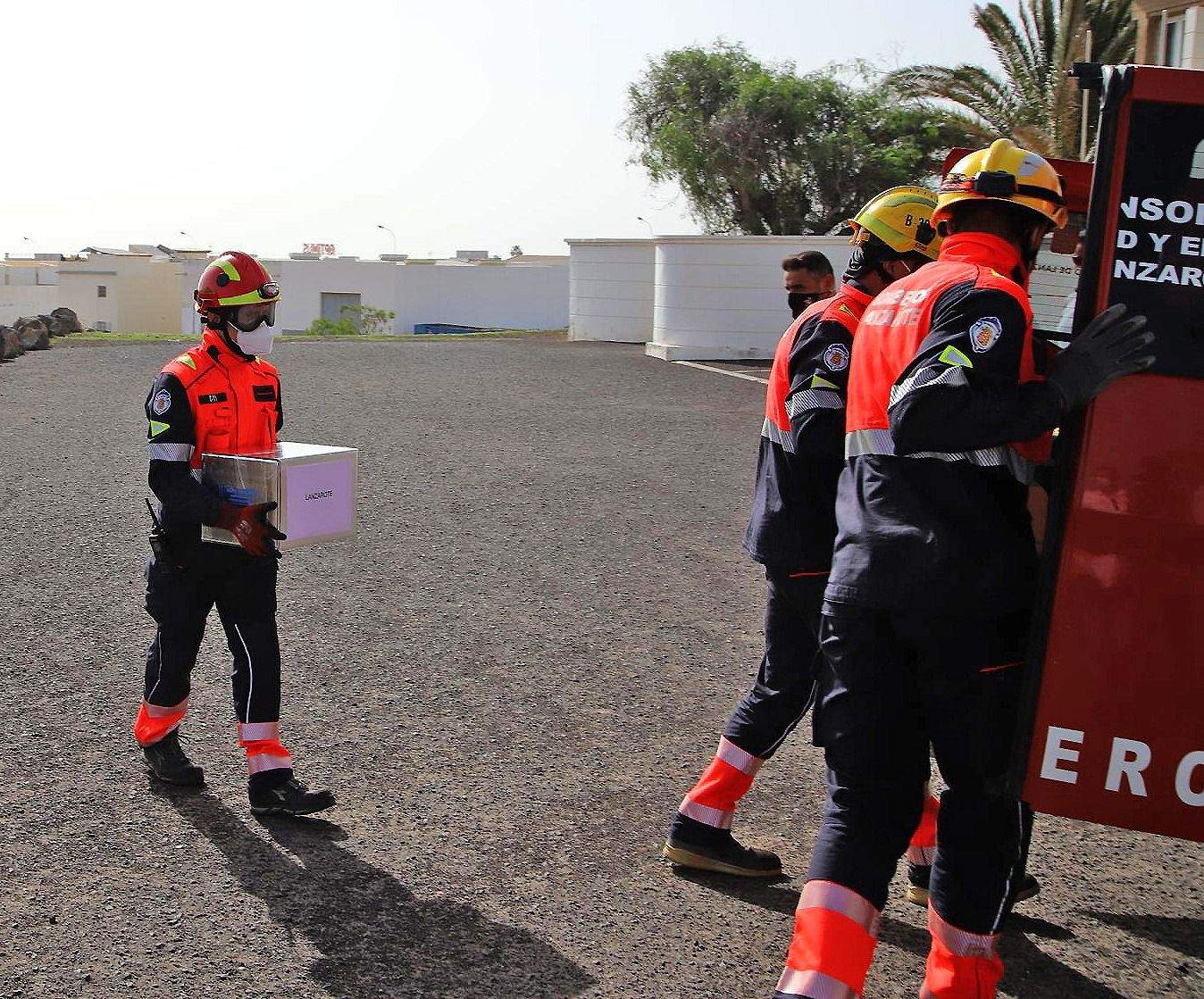 Primeras vacunas contra la covid en Lanzarote