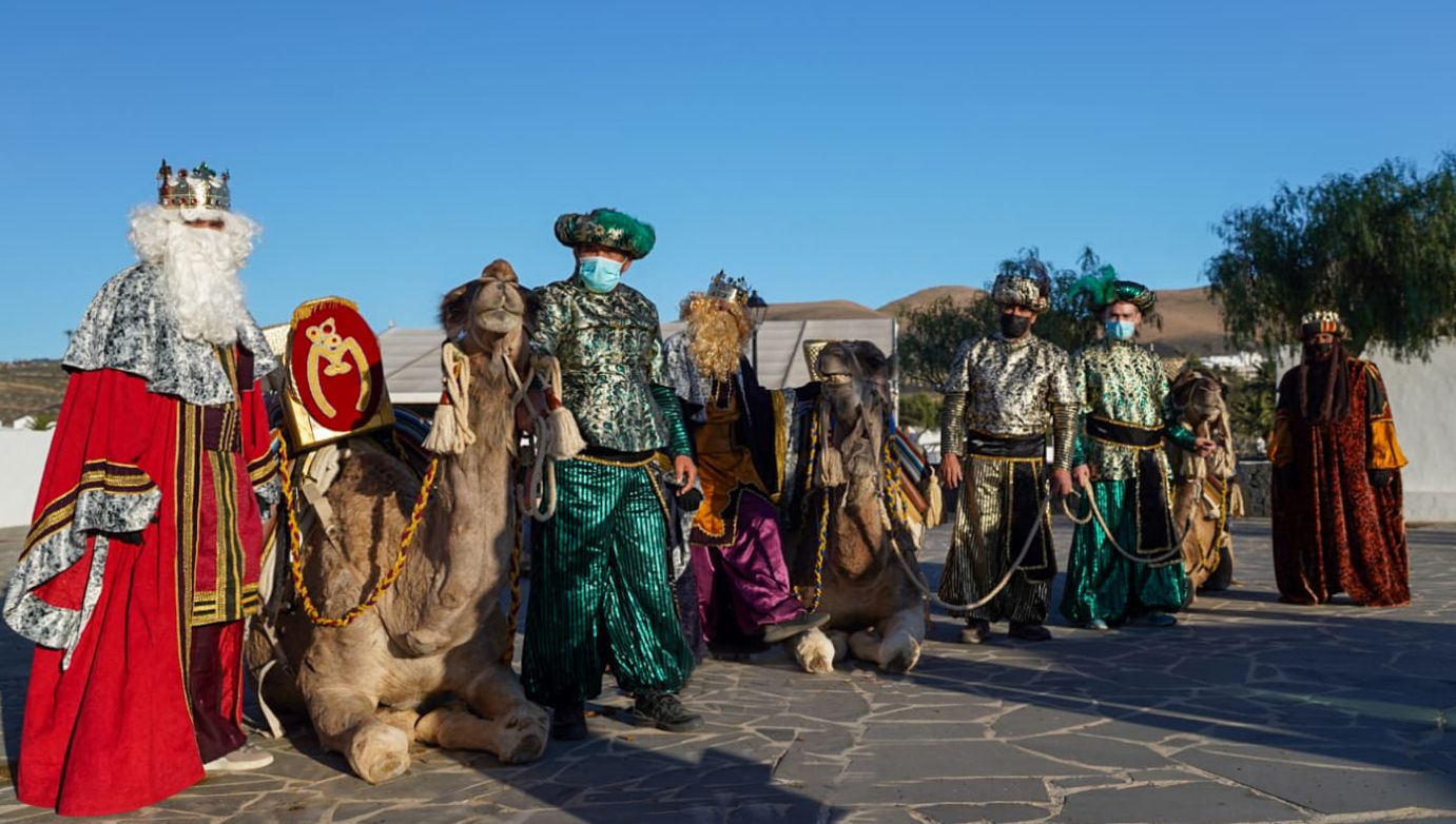 Recorrido de los Reyes Magos por el municipio de Yaiza