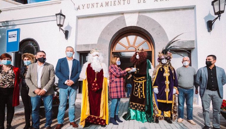 Llegada de los Reyes Magos a Arrecife