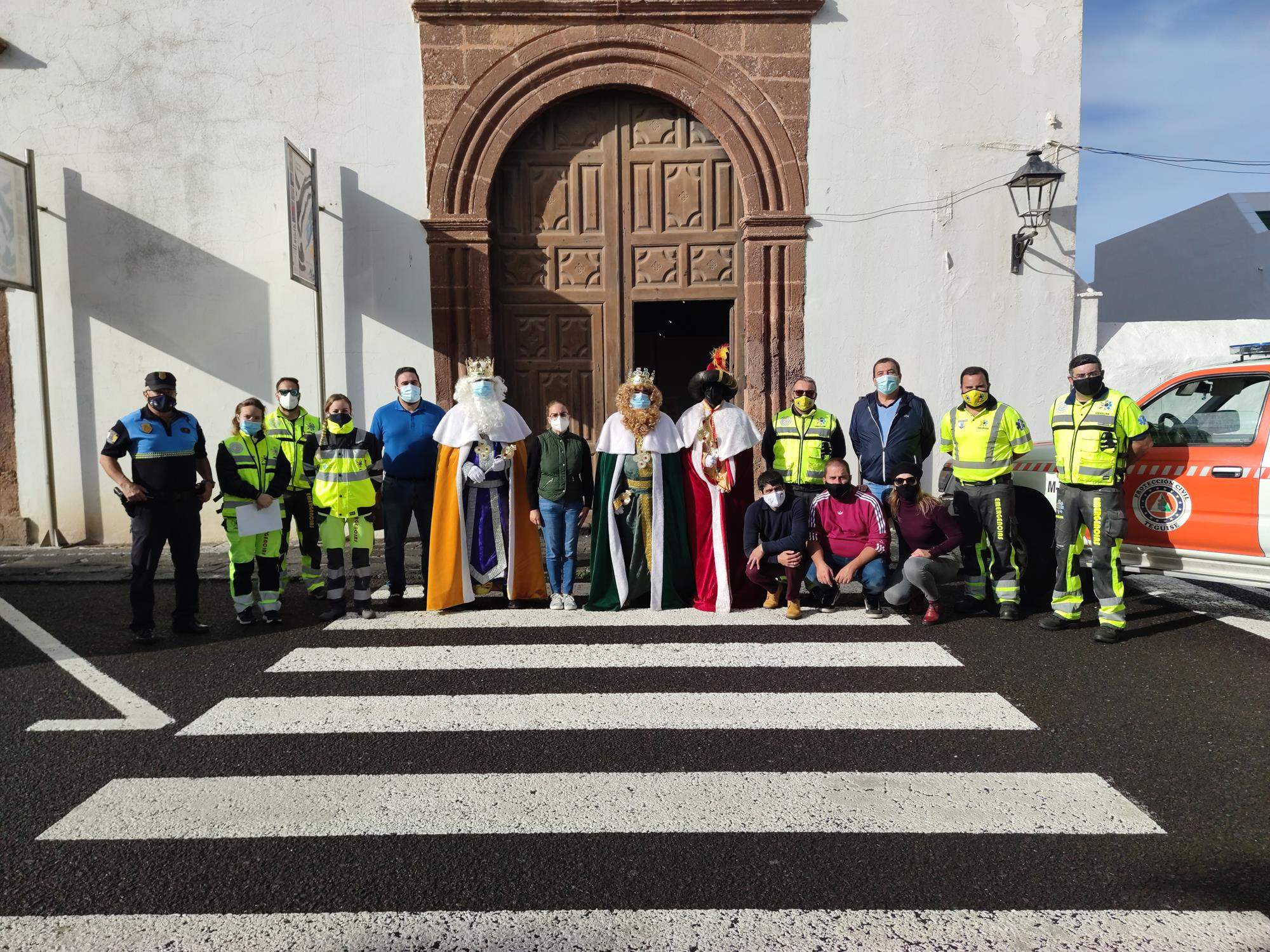 Visita de los Reyes Magos a los pueblos de Teguise 