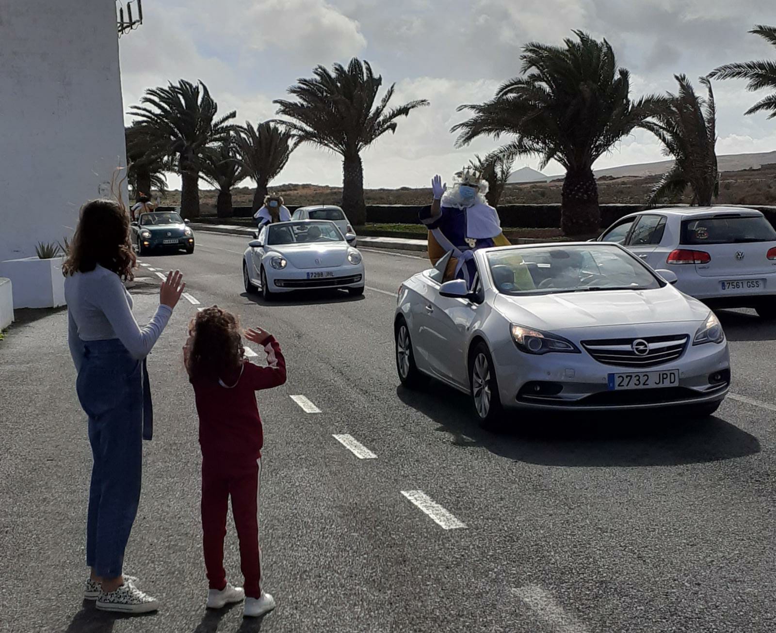 Visita de los Reyes Magos a los pueblos de Teguise 