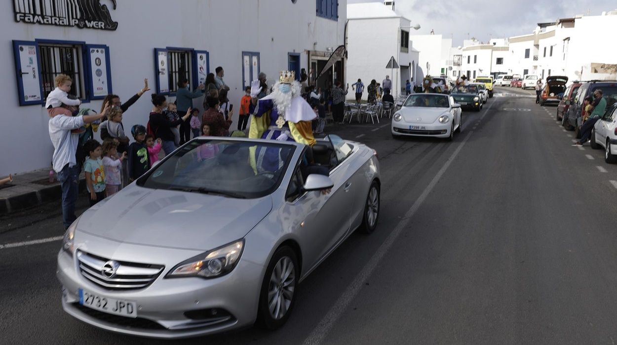 Los Reyes Magos, a su paso por Caleta de Famara