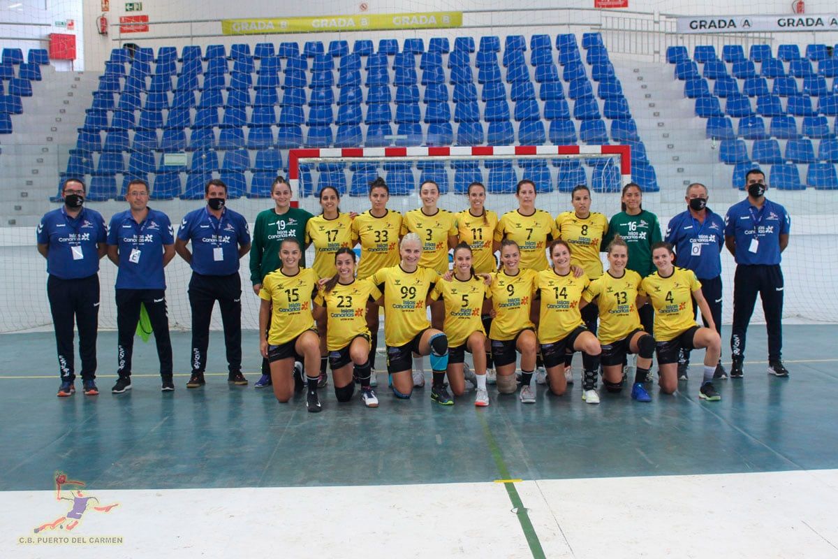 Plantilla del club de balonmano Puerto del Carmen