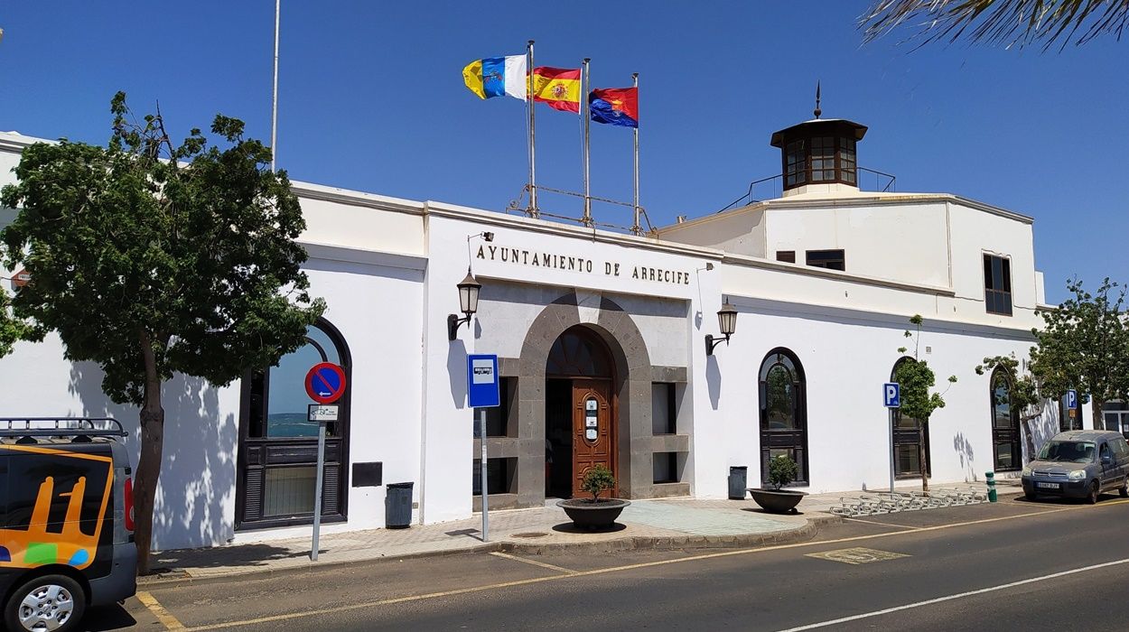 Fachada del Ayuntamiento de Arrecife