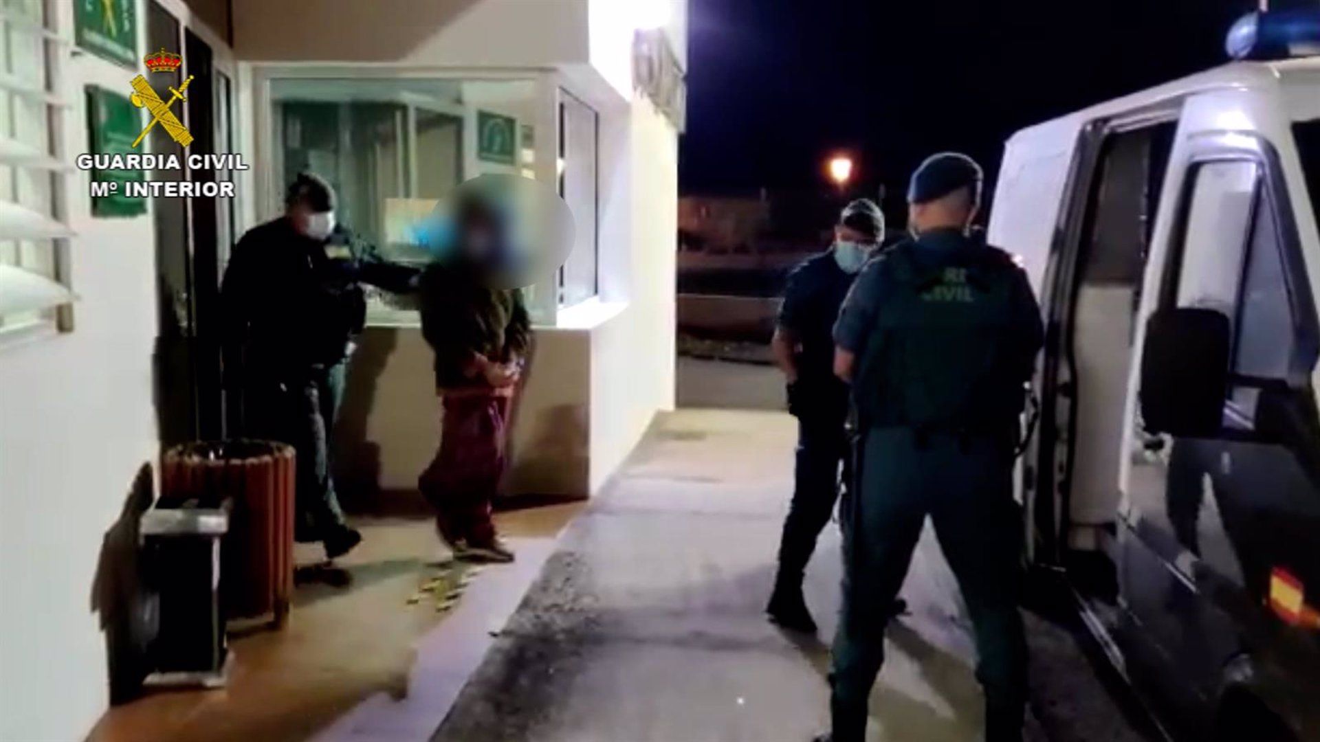 La Guradia Civil detiene a cinco personas en Fuerteventura en una fiesta