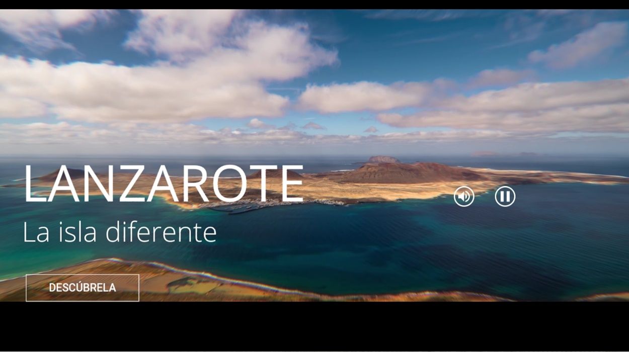 Web promocional Turismo Lanzarote