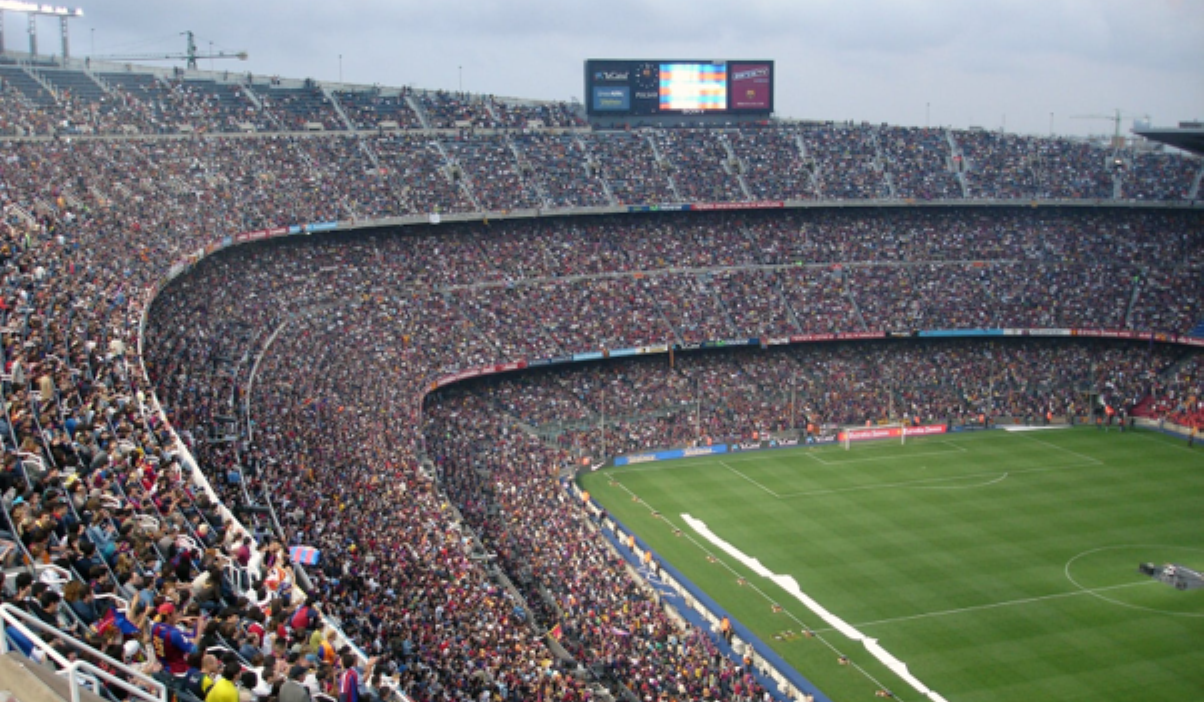 Camp Nou, templo del deporte del fútbol en España